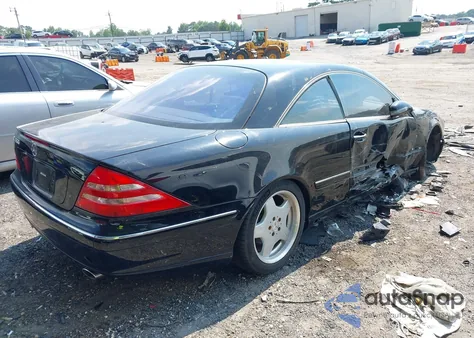 2001 Mercedes-Benz Cl 500 z USA, uszkodzony, nr VIN WDBPJ75J61A011309